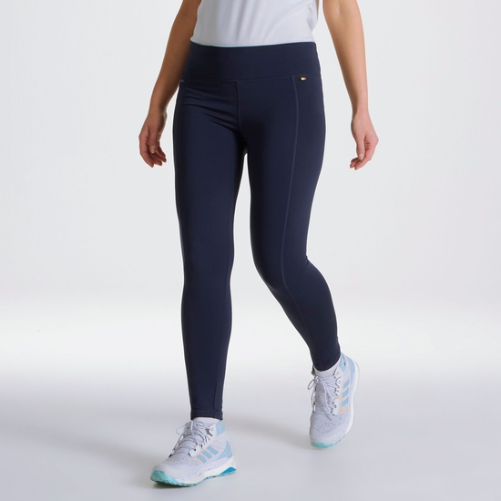 Women's Velocity Leggings Blue Navy