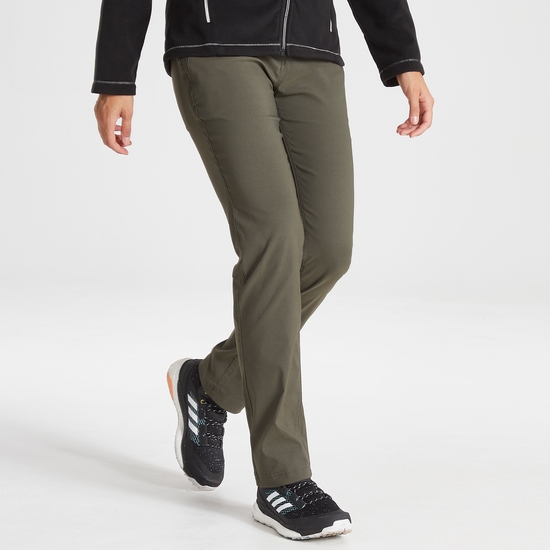 Women's Kiwi Pro II Trousers Mid Khaki