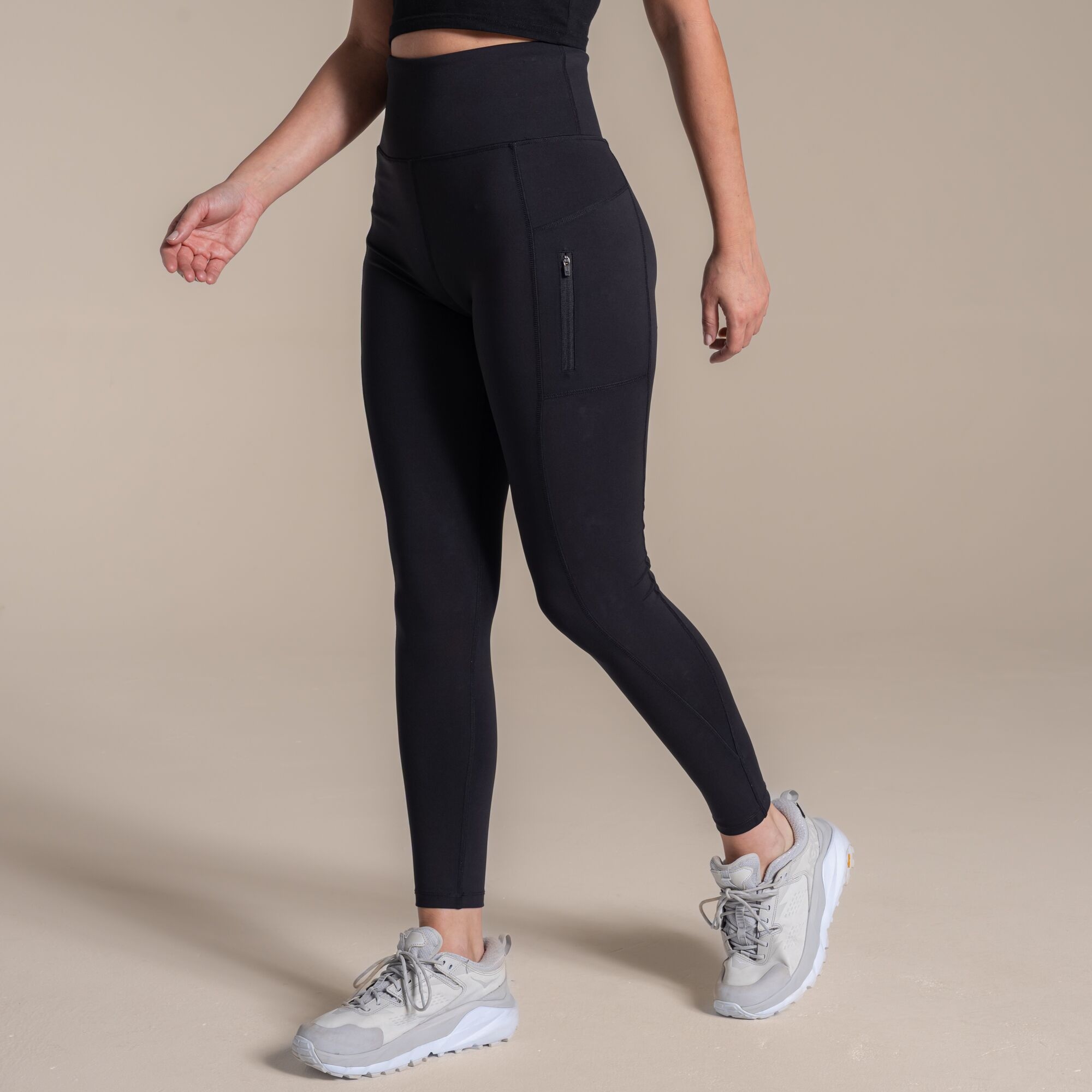 Craghoppers Women's Black Kiwi Pro Leggings Size: 14R