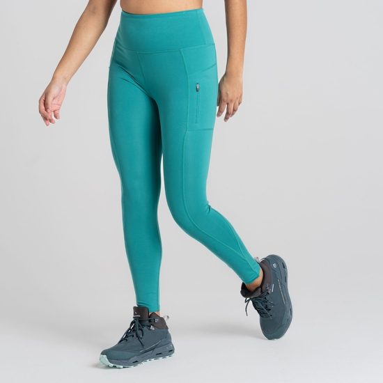 Women's Kiwi Pro Leggings Mystic Green