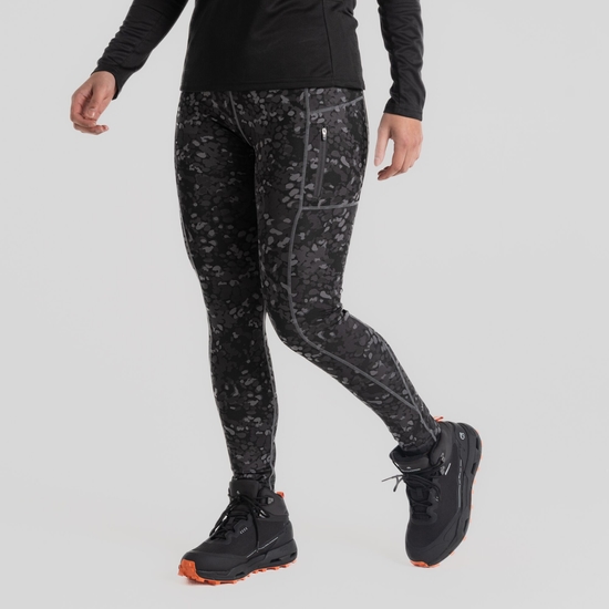 Women's Kiwi Pro Leggings Tonal Grey Print