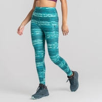 Outdoor Casual skinny Printed Women's Sport Leggings Femme Fresh Color  Striped Skinny Elastic Workout Blue Legging 211019
