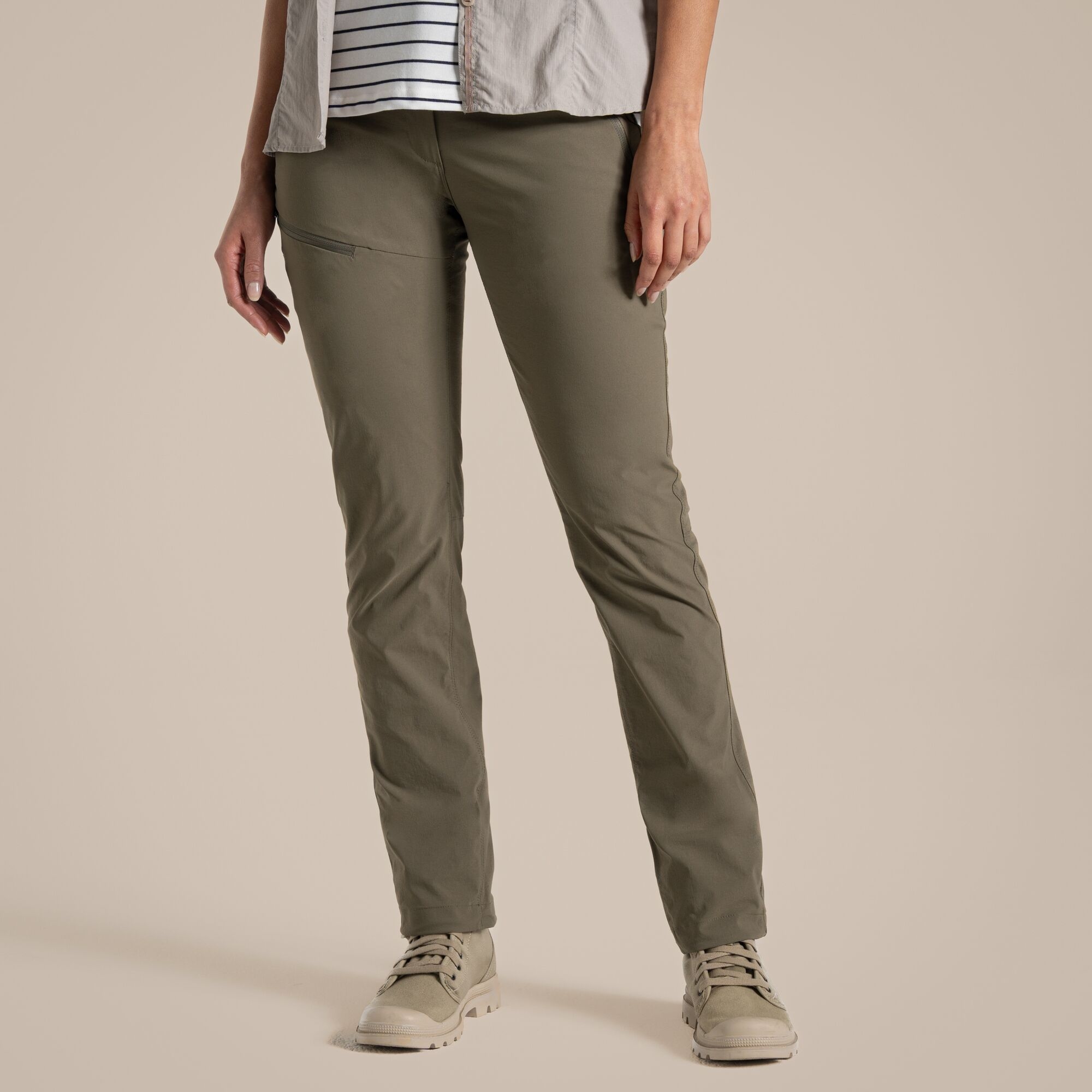 Craghoppers Women's Green Nosilife Pro Trousers Iii Size: 10R