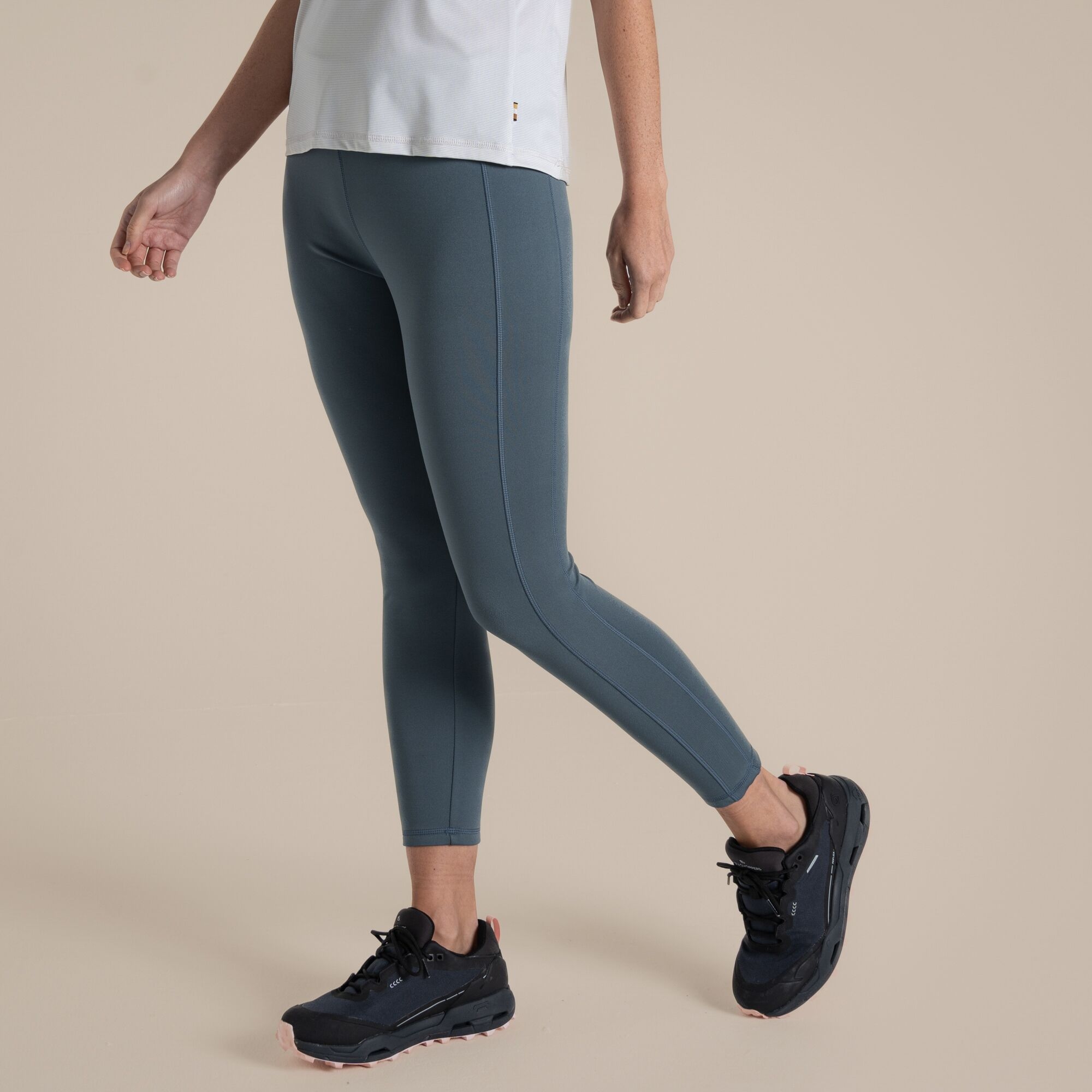 Craghoppers Women's Grey Alex Leggings Size: 10R
