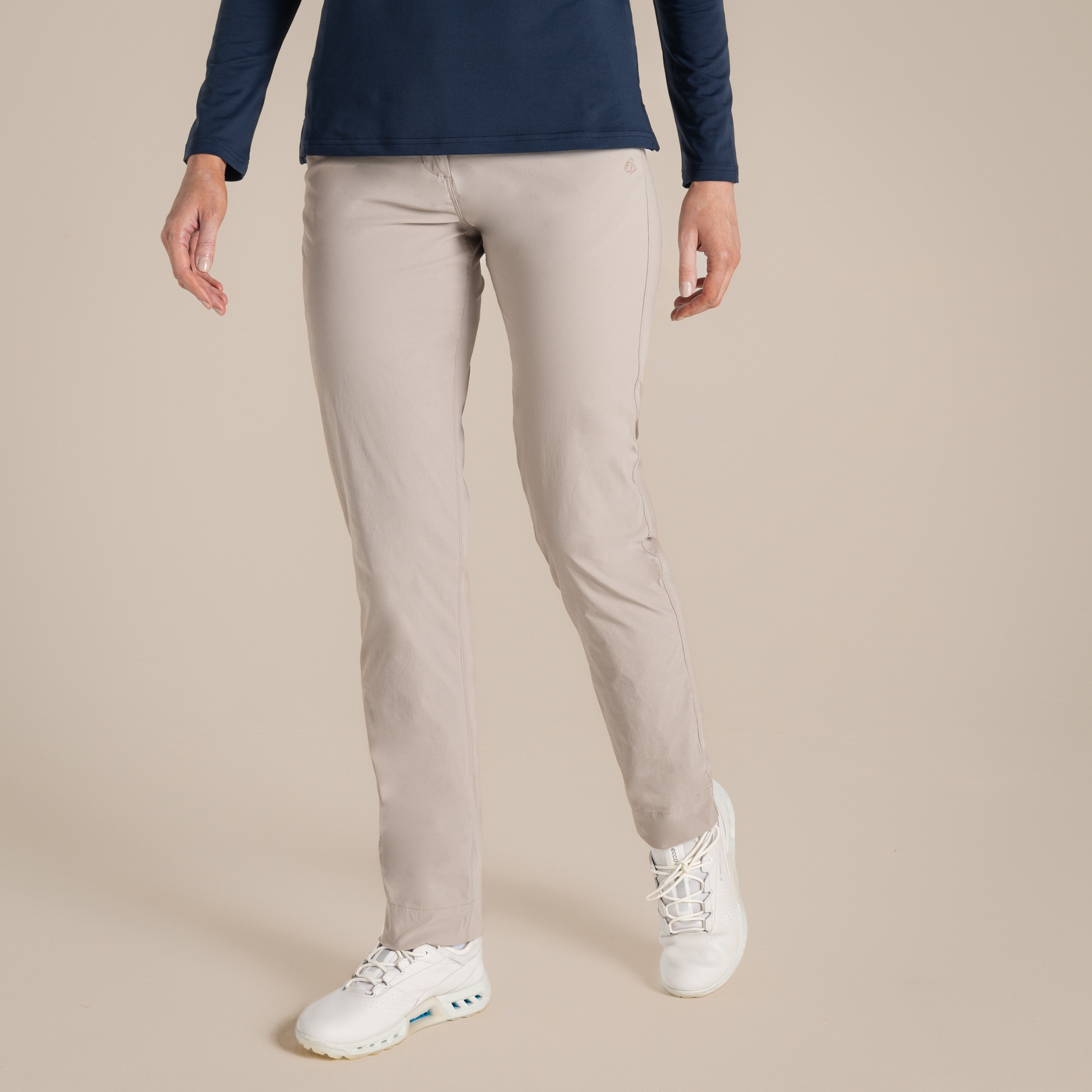 Craghoppers Women's Beige Nosilife Milla Trousers Size: 8R