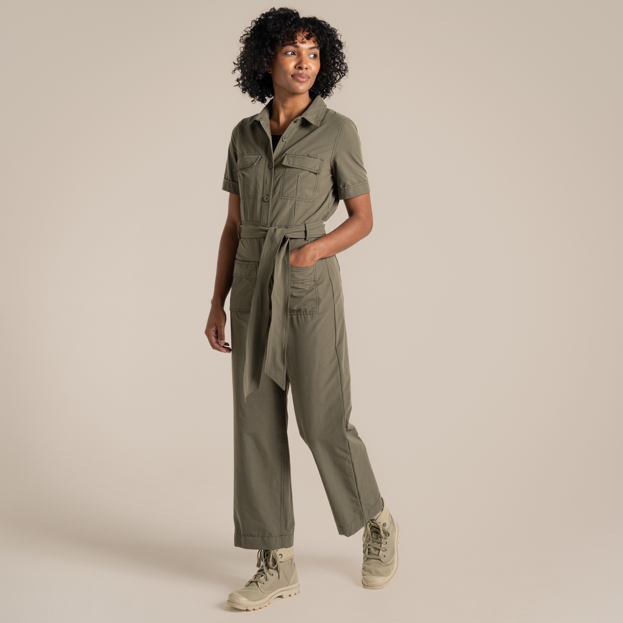 Craghoppers Women's Green Nosilife Camila Jumpsuit Size: 14