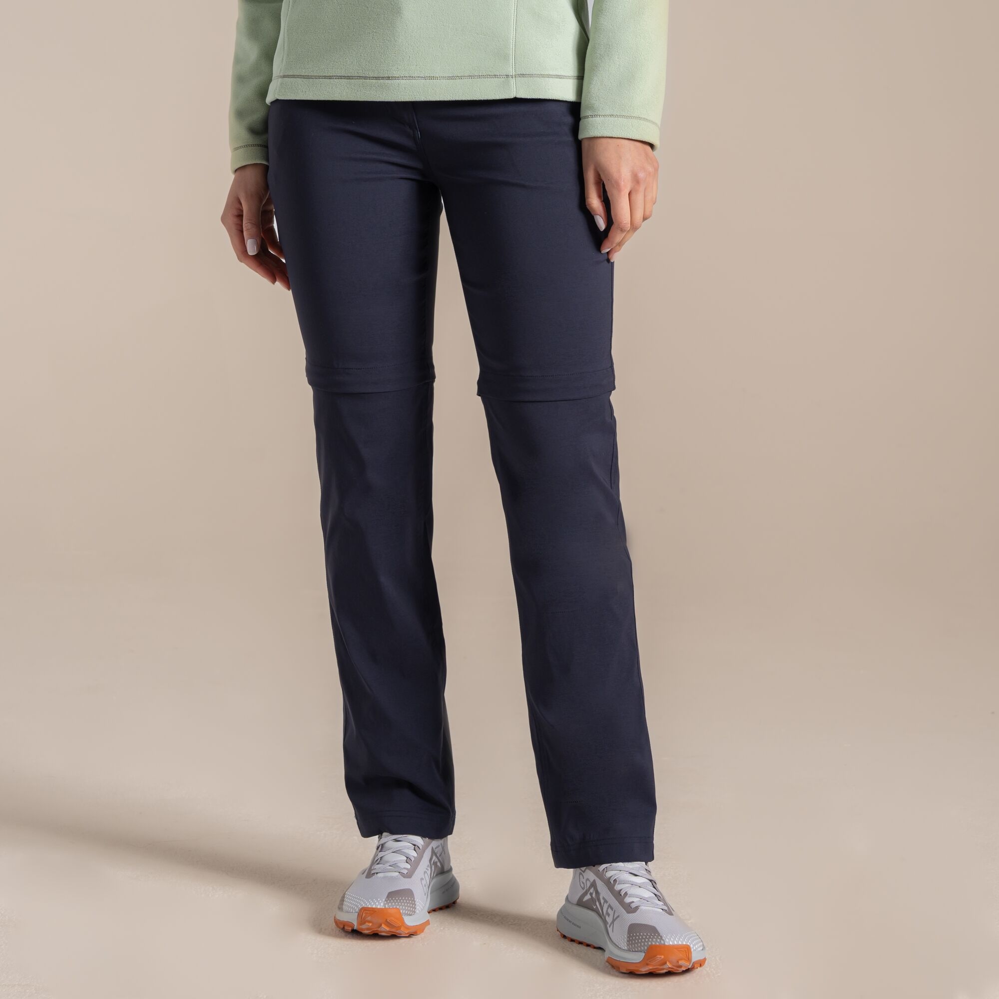Craghoppers Women's Navy Kiwi Pro Iii Convertible Trousers Size: 8S