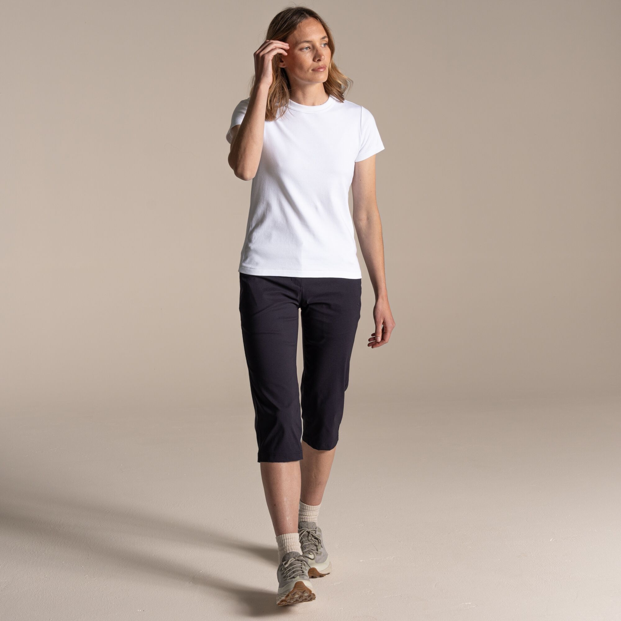 Craghoppers Women's Blue Kiwi Pro Iii Cropped Trousers Size: 18