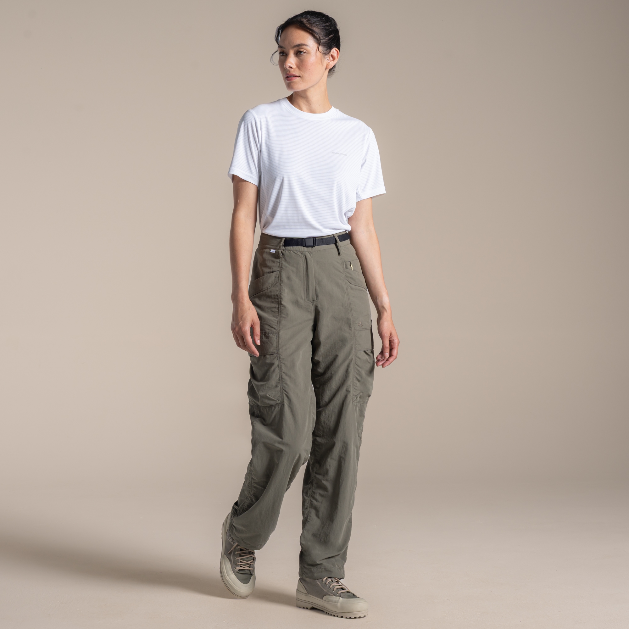 Craghoppers Women's Green Nosilife Medina Cargo Trousers Size: 14R