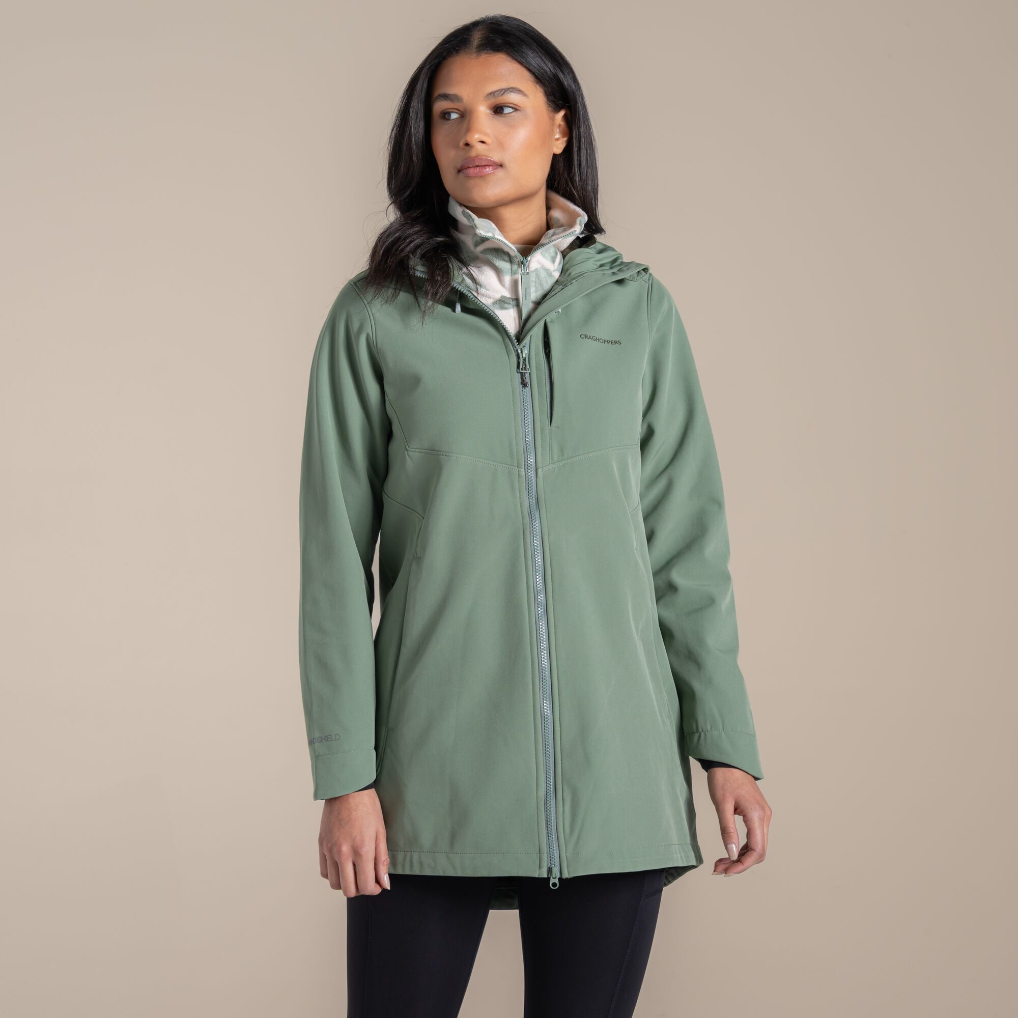 Craghoppers Women's Green Hopegill Hooded Jacket Size: 18
