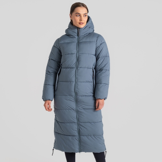 Narlia Steppjacke mit Kapuze für Damen Winter Sky