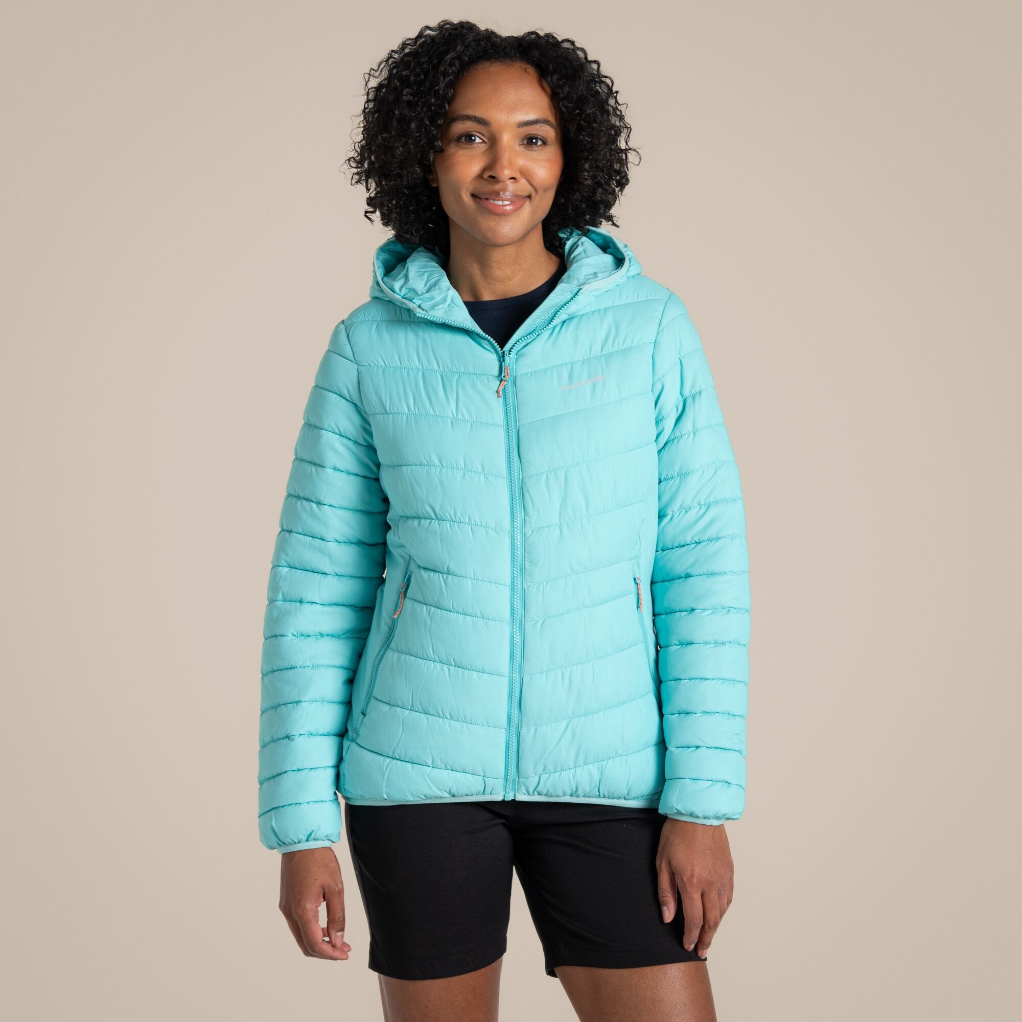Craghoppers Women's Blue Compresslite Ix Hooded Insulating Jacket Size: 10