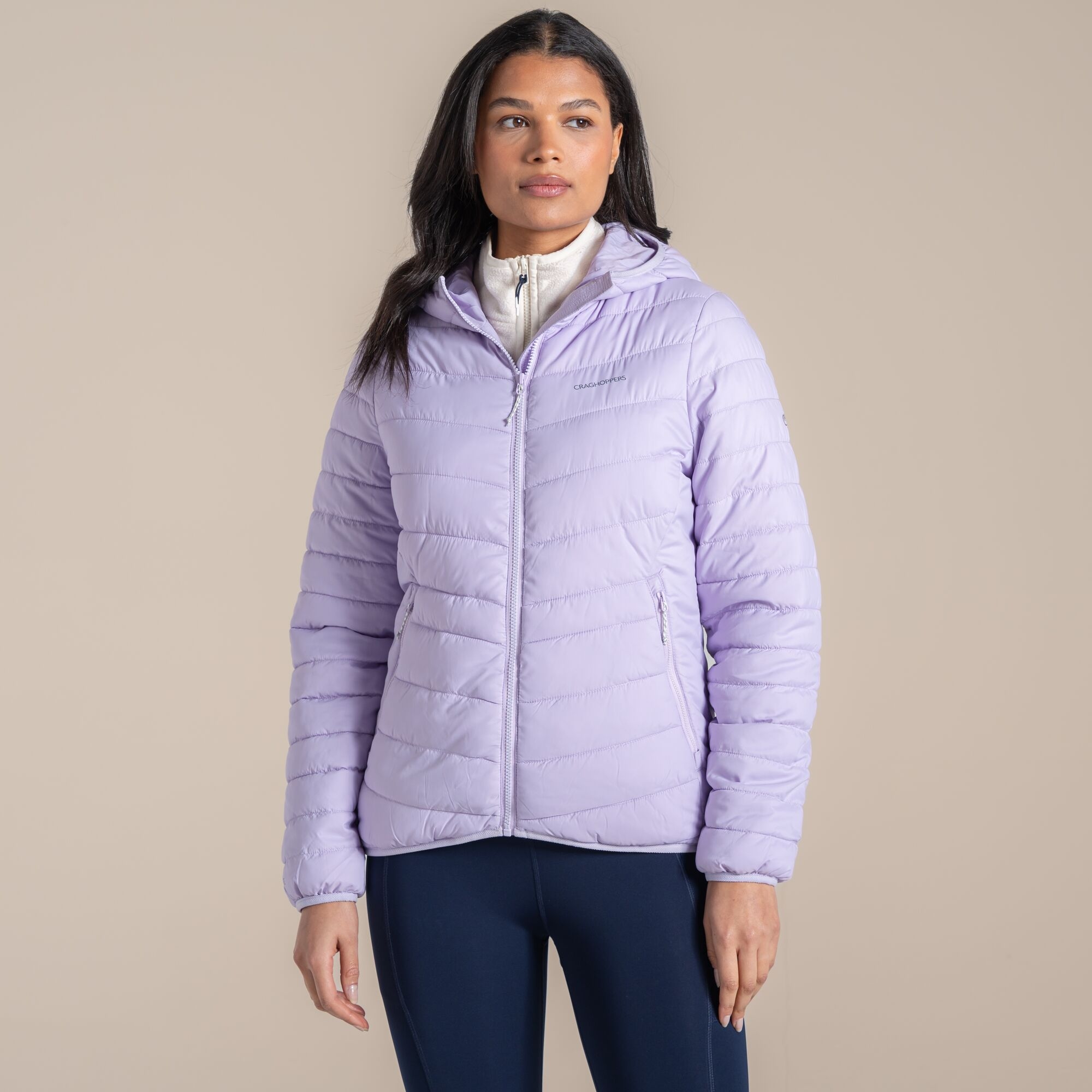 Craghoppers Compresslite Ix Isolierende Kapuzenjacke Für Damen Lila, Größe, 44