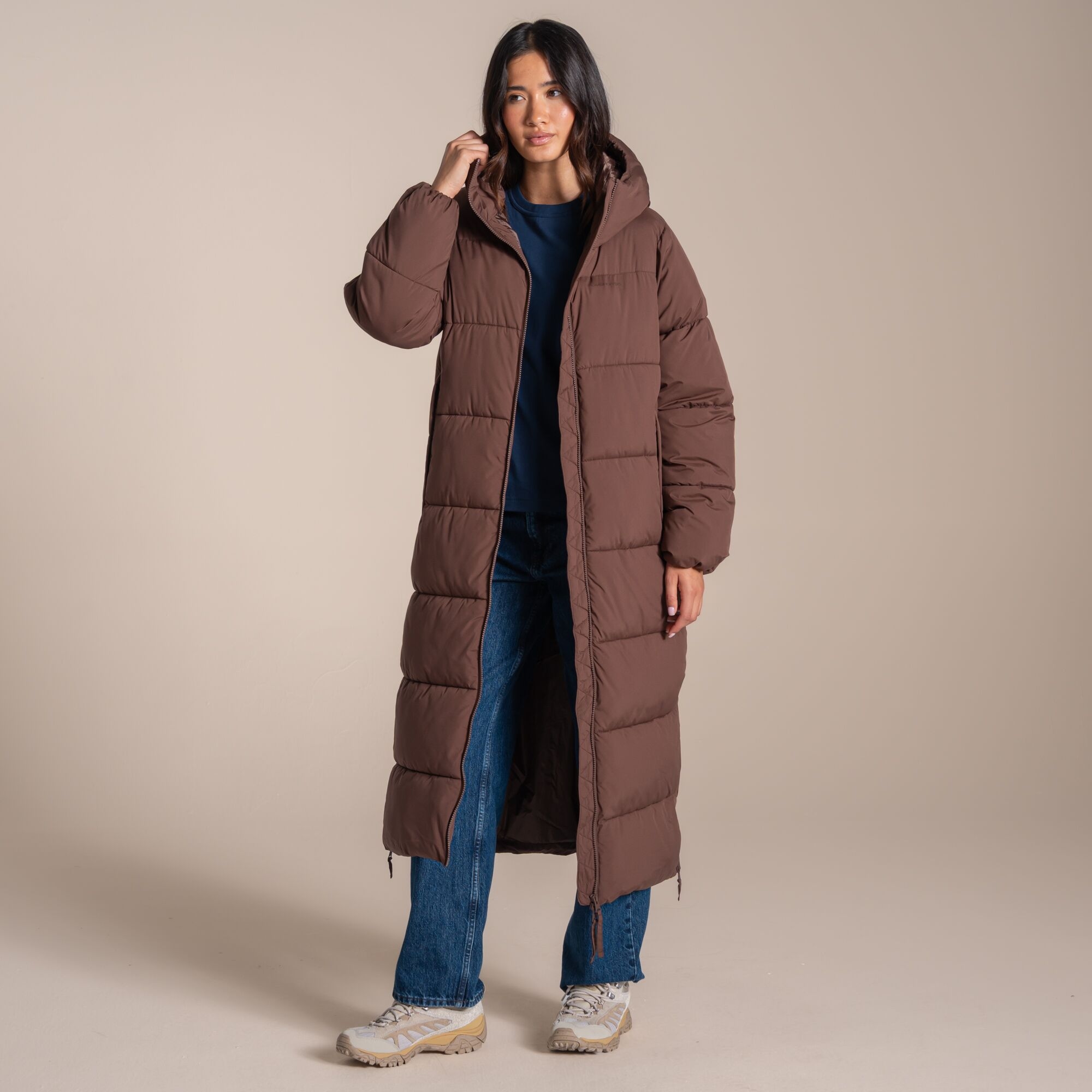 Women's Narlia II Hooded Insulating Jacket - Dark Truffle