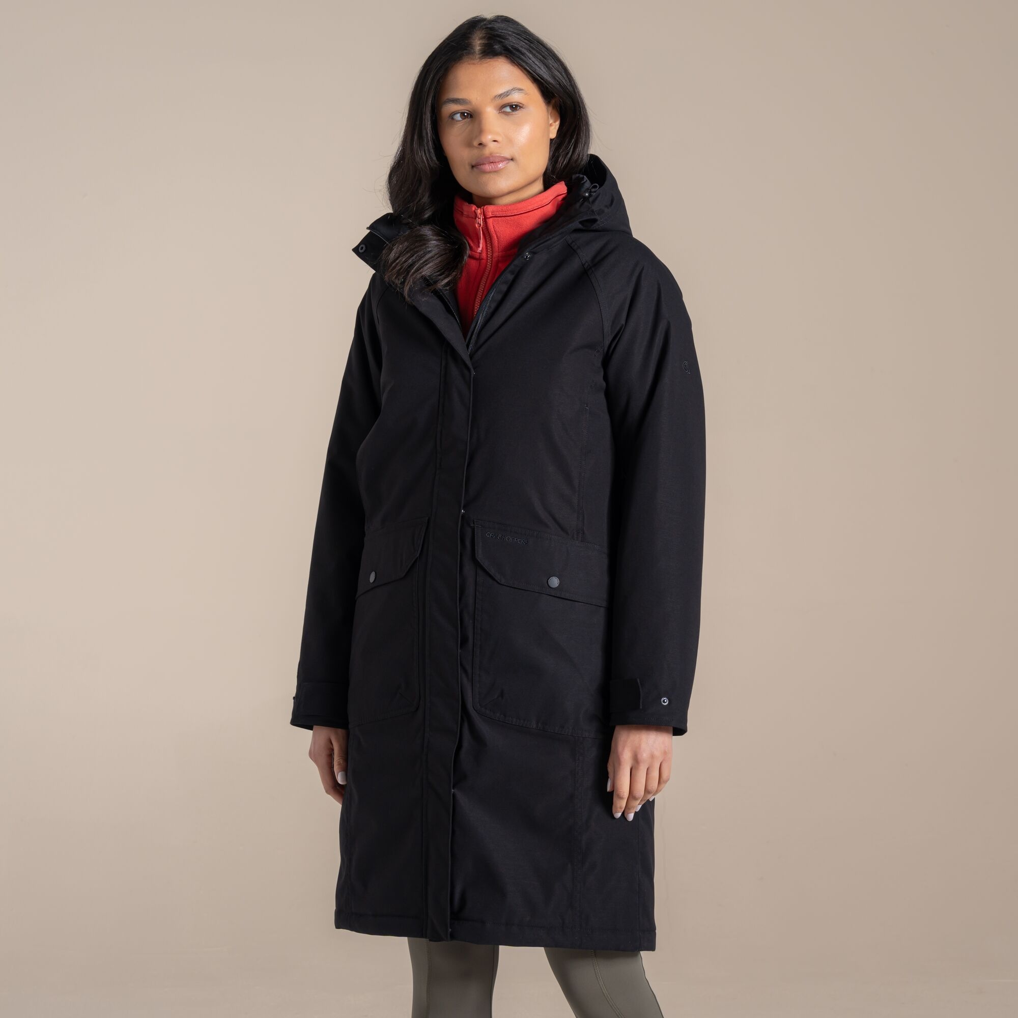 Craghoppers Women's Black Waterproof Rosalind Ii Jacket Size: 14