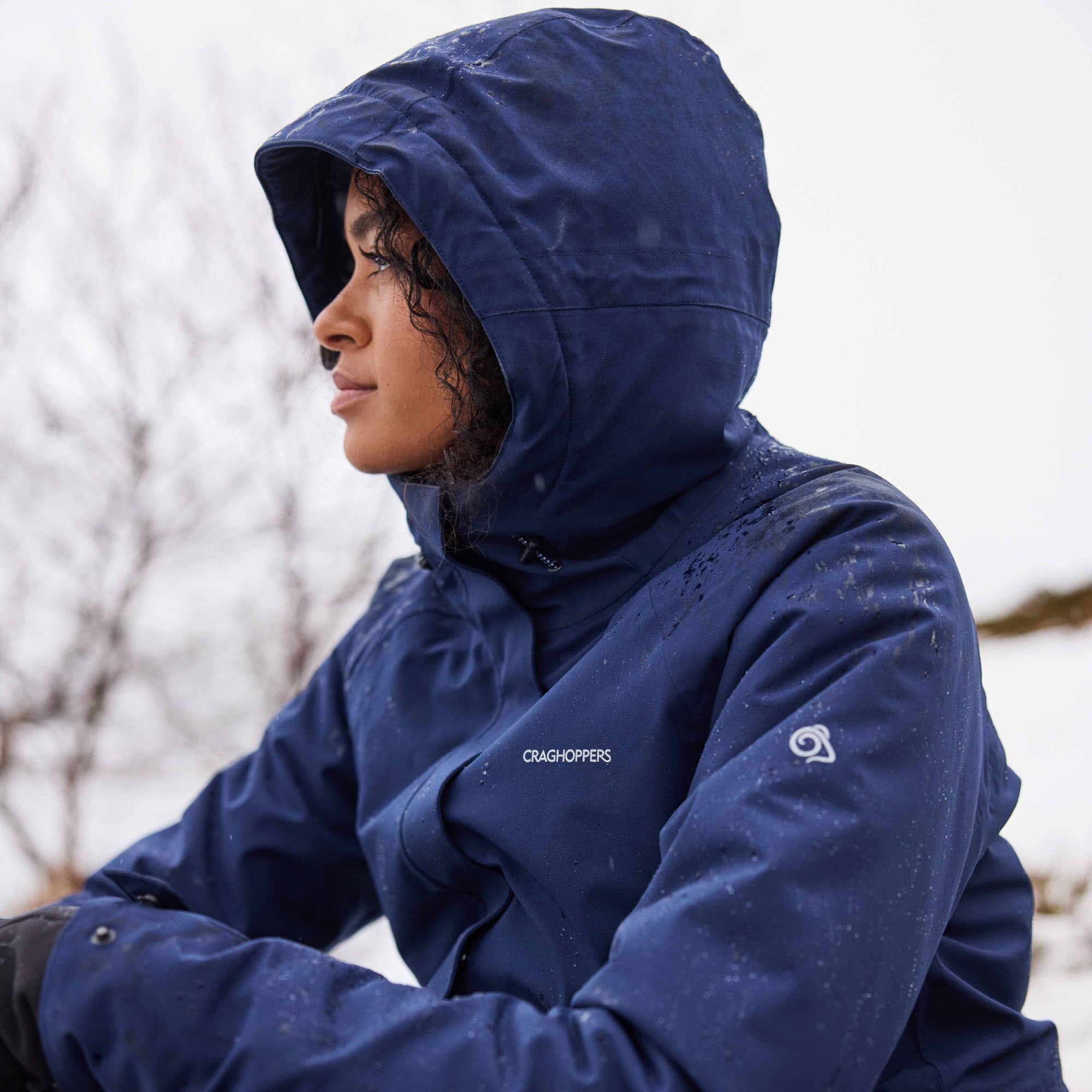 Craghoppers Women's Blue Waterproof Caldbeck Ii Thermic Jacket Size: 12