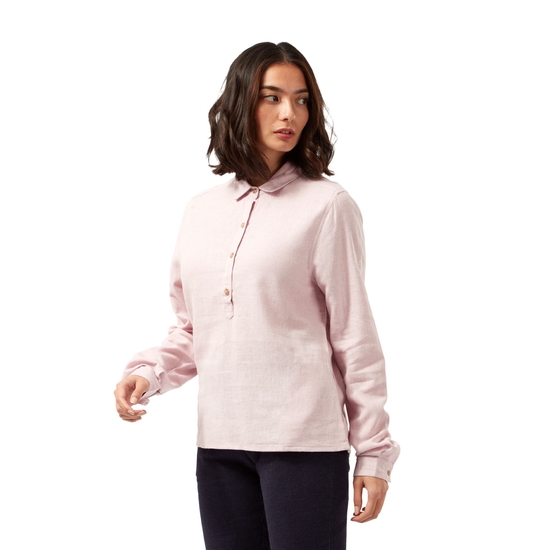 Women's NosiBotanical Carmina Long Sleeve Shirt Brushed Lilac