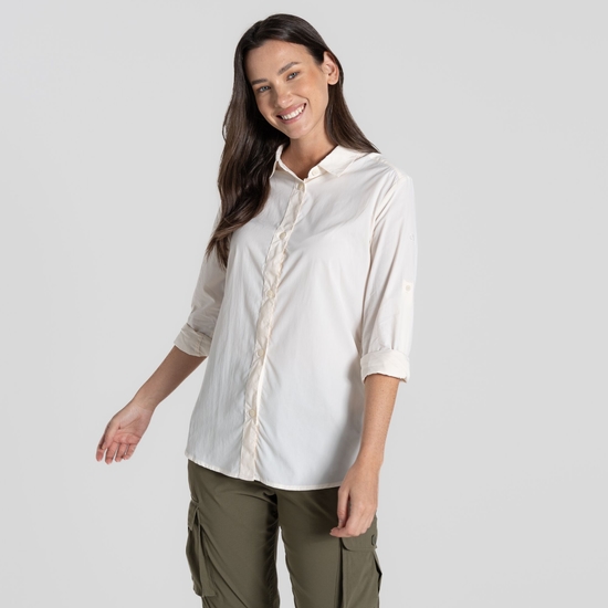 Women's NosiLife Freeda Long Sleeved Shirt Seasalt