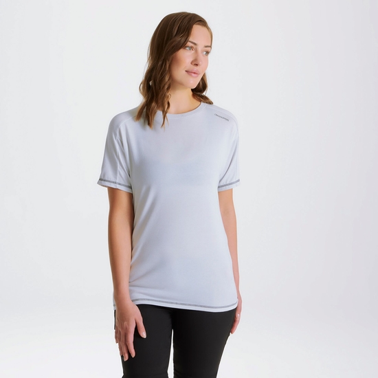 Women's Dynamic Short Sleeved T-Shirt Luna Grey