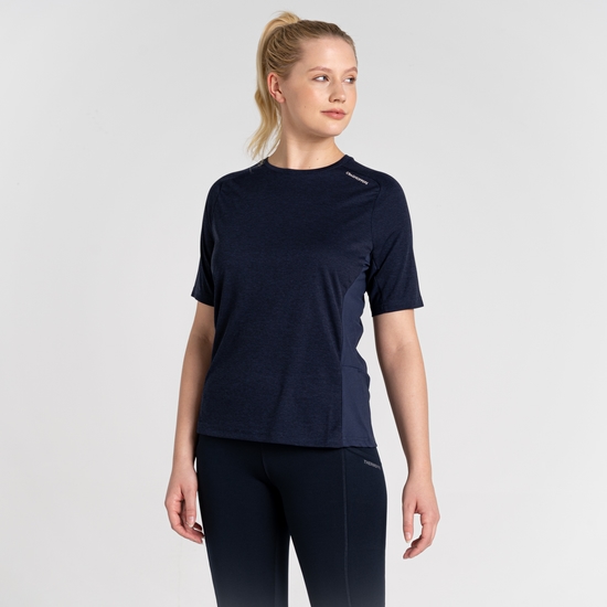 Women's Dynamic Pro Short Sleeve T-Shirt Blue Navy