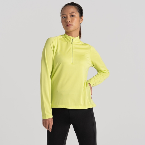 Women's Dynamic Pro Half Zip T-Shirt Key Lime