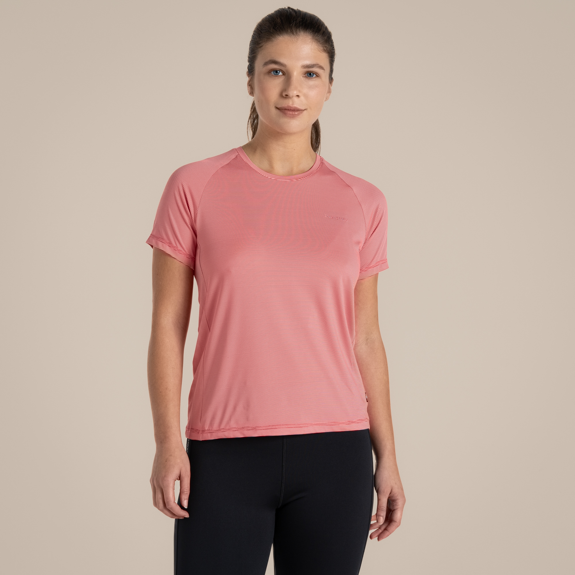 Craghoppers Women's Pink Ellie Short Sleeved T-Shirt Size: 16