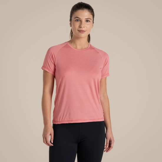 Women's Ellie Short Sleeved T-Shirt Coral Reef