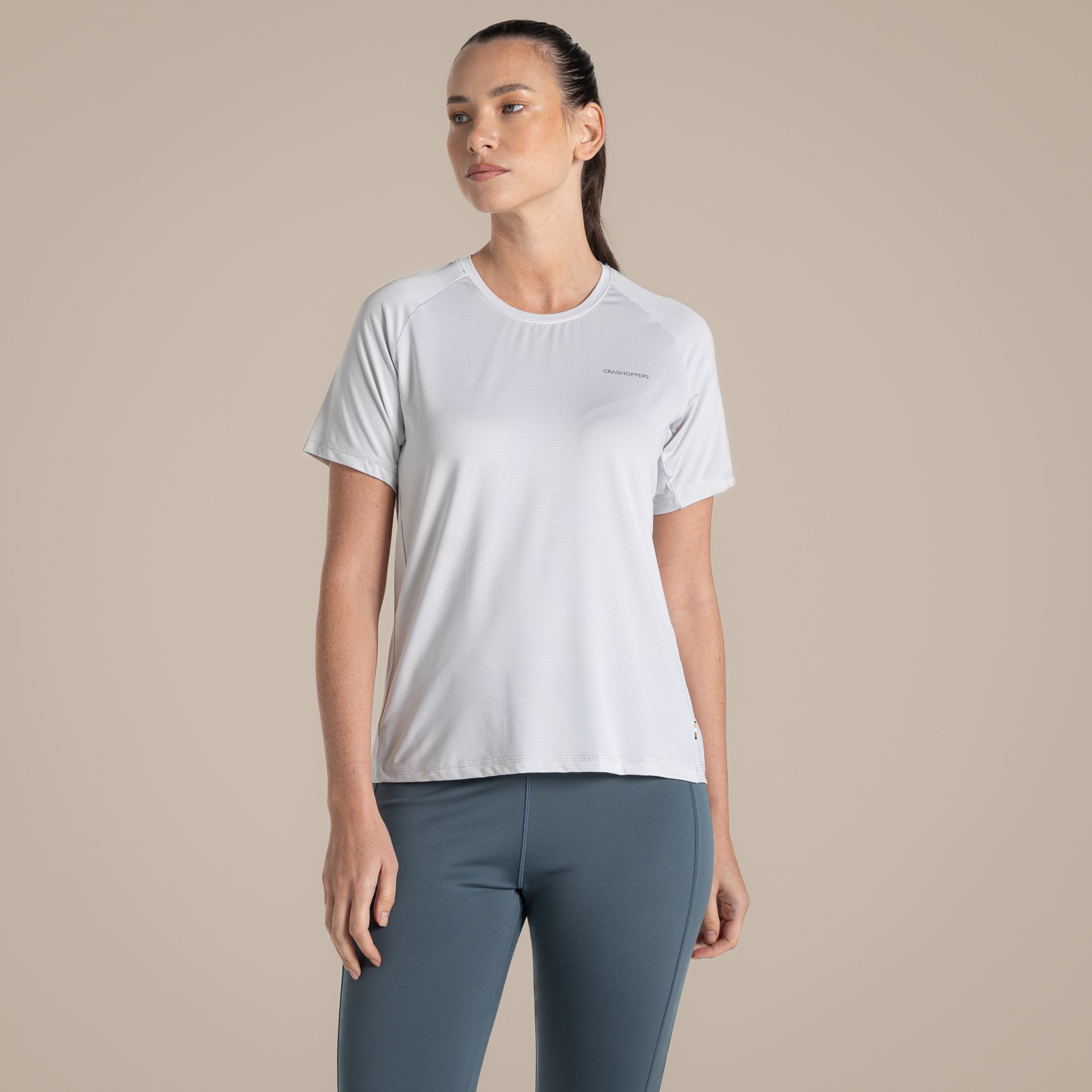 Craghoppers Women's Grey Ellie Short Sleeved T-Shirt Size: 20