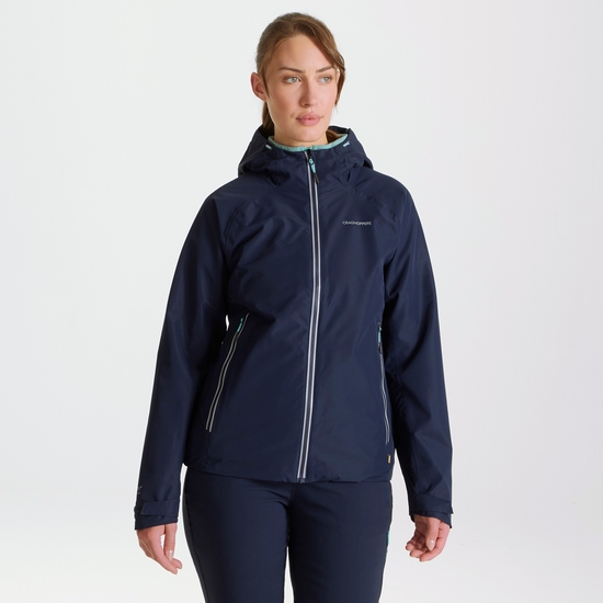 Women's Waterproof Atlas Jacket Blue Navy