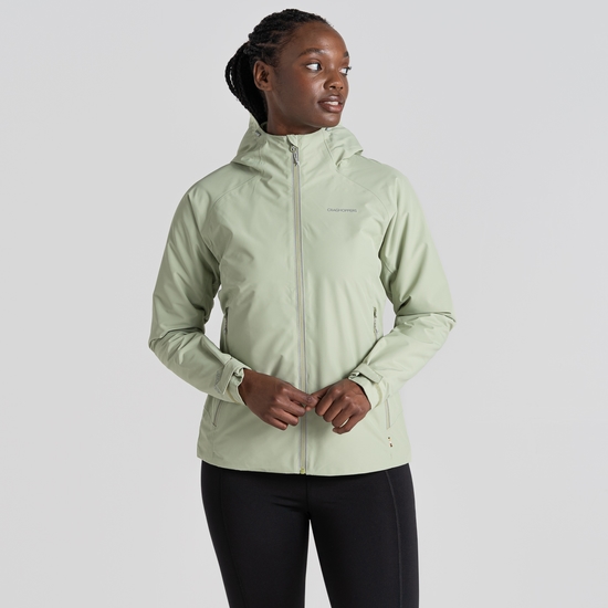 Women's Waterproof Atlas Jacket Bud Green