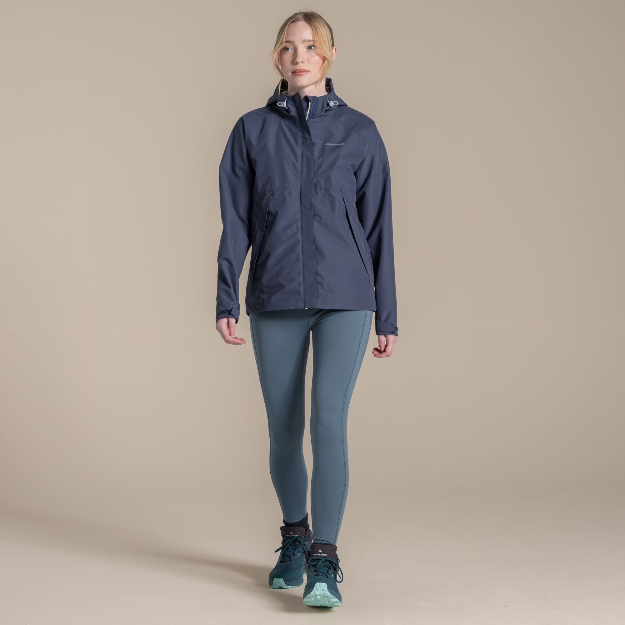 Craghoppers Women's Blue Waterproof Ossus Jacket Size: 12