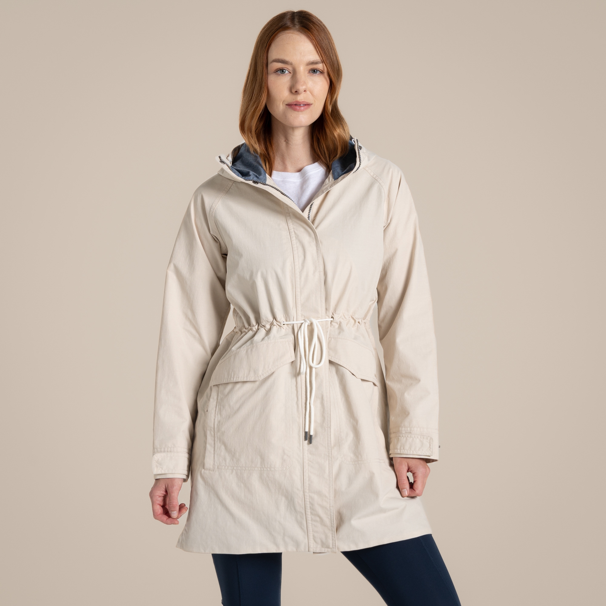Craghoppers Emilia Wasserdichte Jacke Für Damen Beige, Größe, 46