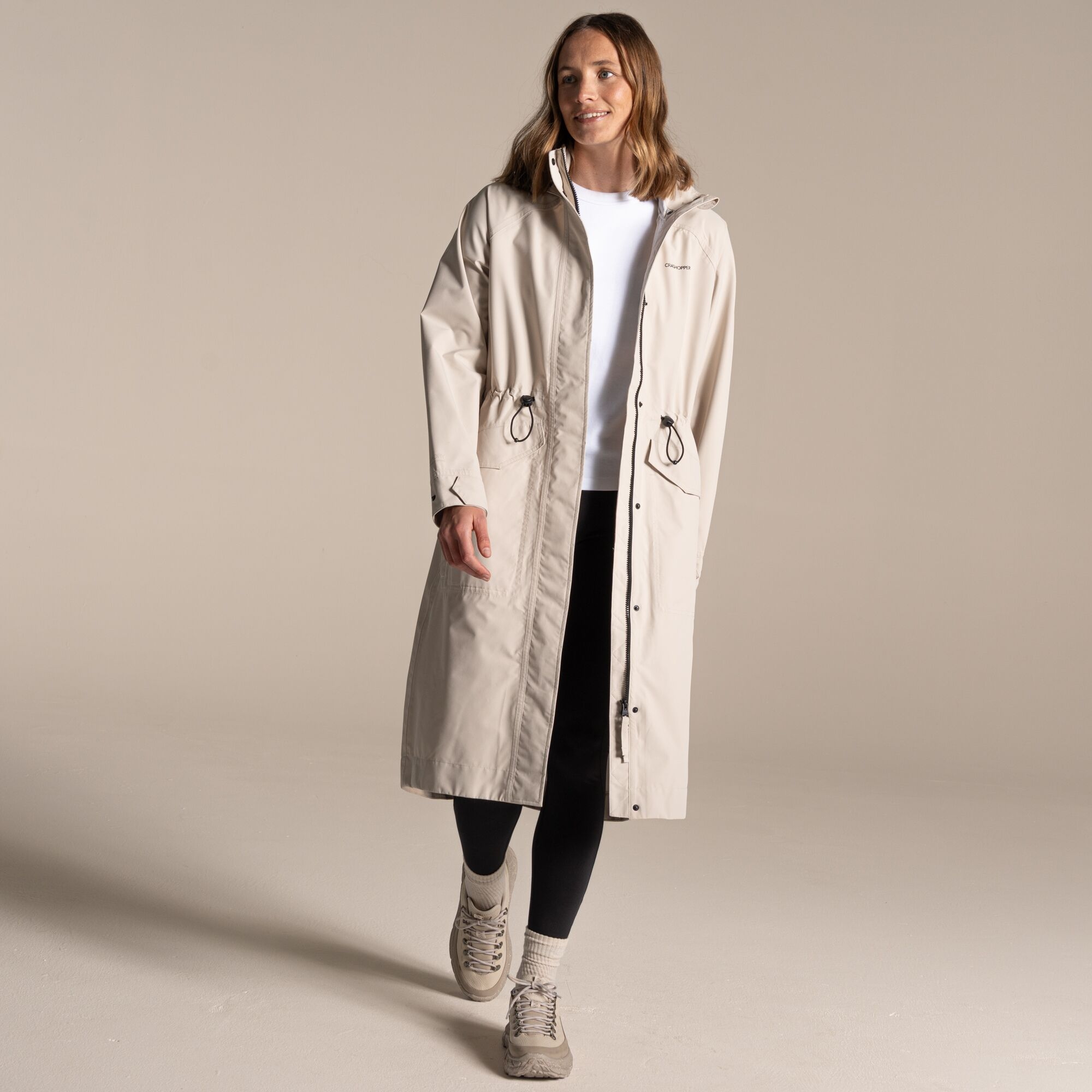 Craghoppers Women's Beige Waterproof Naima Jacket Size: 16