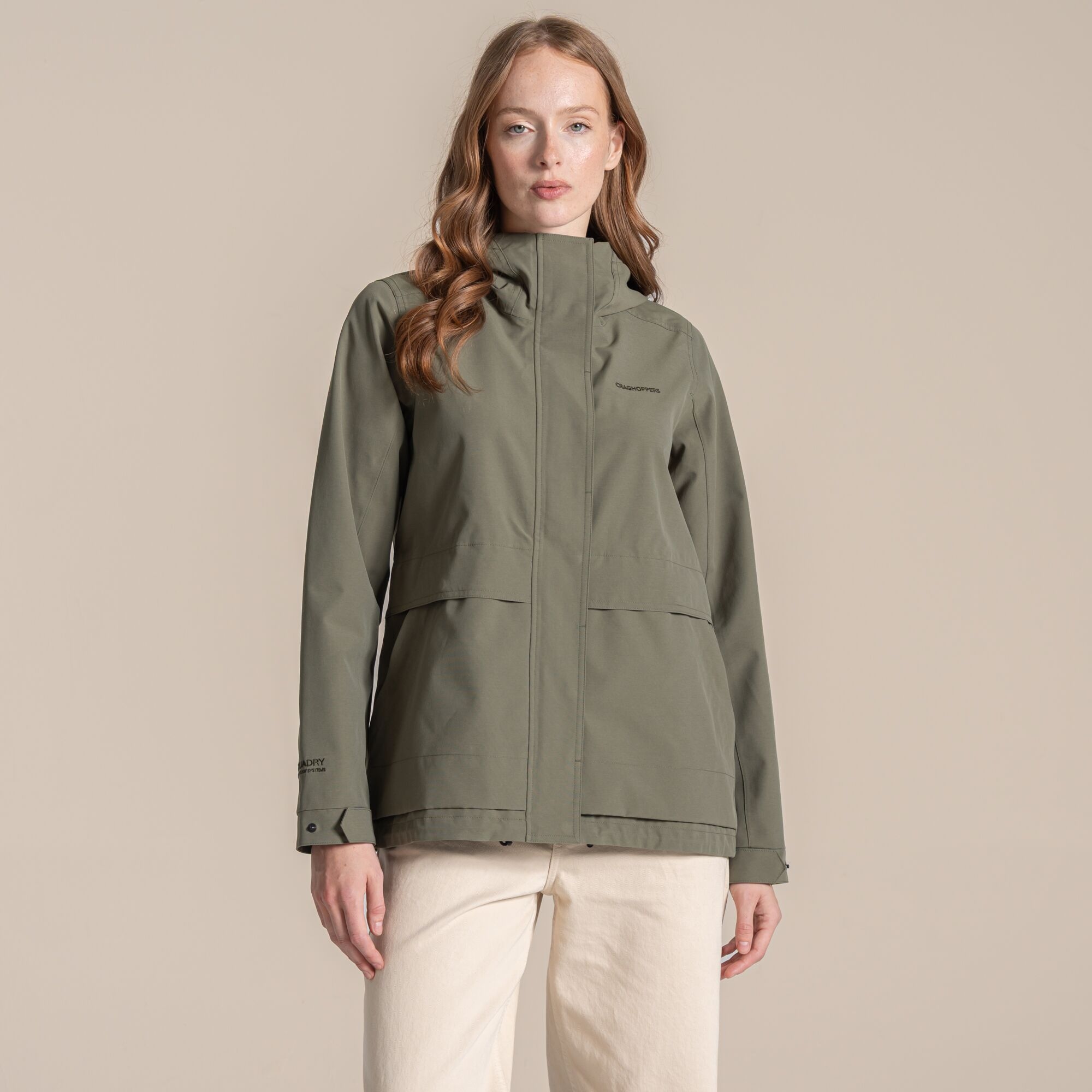 Craghoppers Women's Green Waterproof Maryam Jacket Size: 8