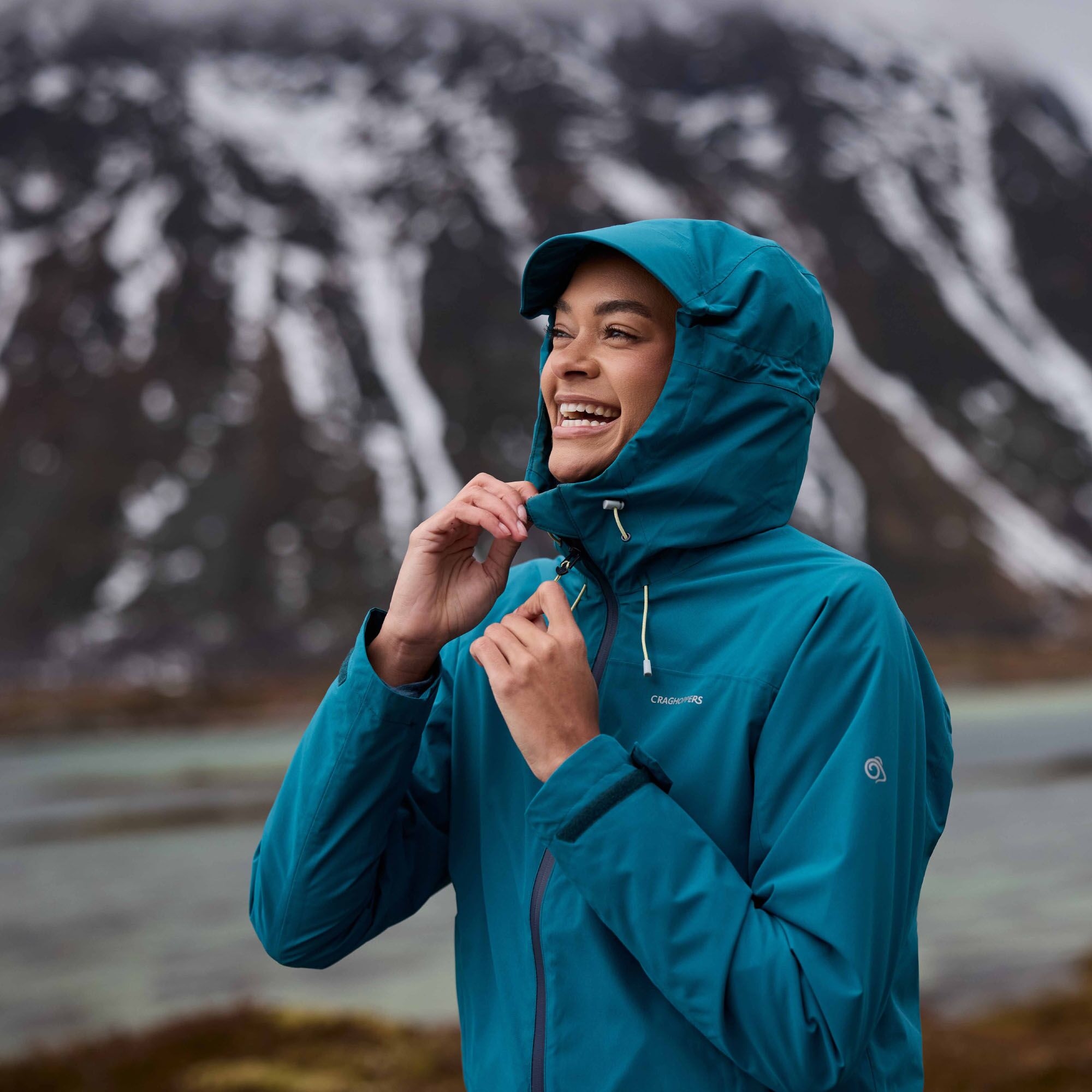 Craghoppers Women's Blue Waterproof Zohra Jacket Size: 20