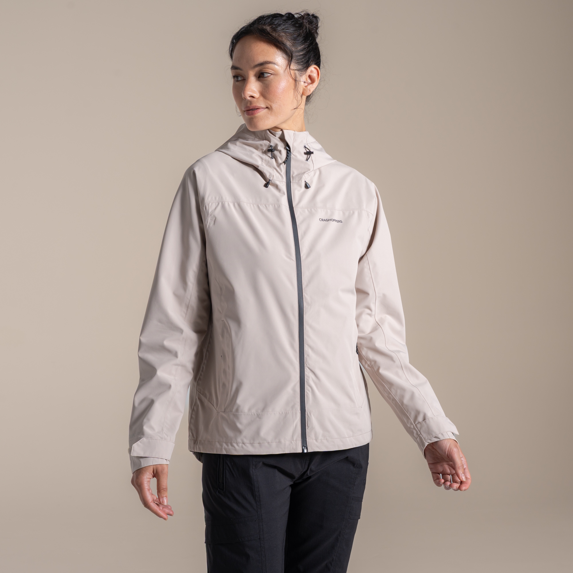 Craghoppers Women's Grey Waterproof Zohra Jacket Size: 16