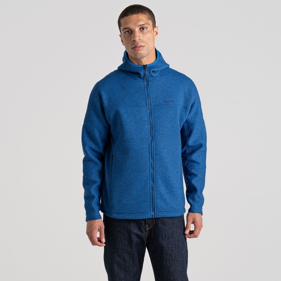 Men's Zale Full Zip Hooded Jacket Bolt Blue