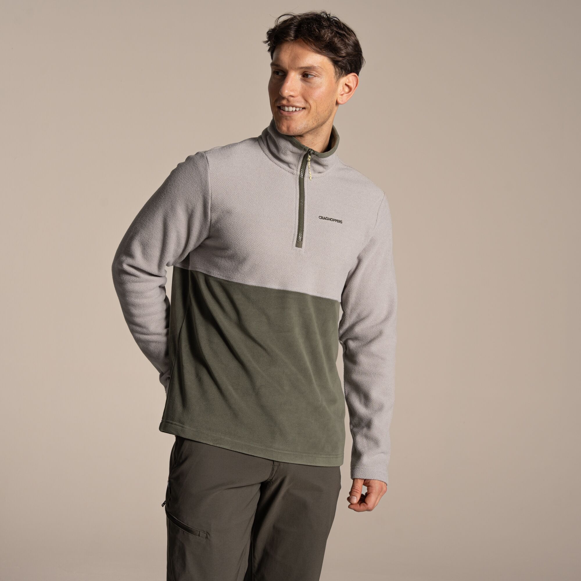 Craghoppers Men's Green Miller Fleece Size: L