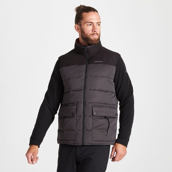 Trillick Downlike Vest Black / Black Pepper