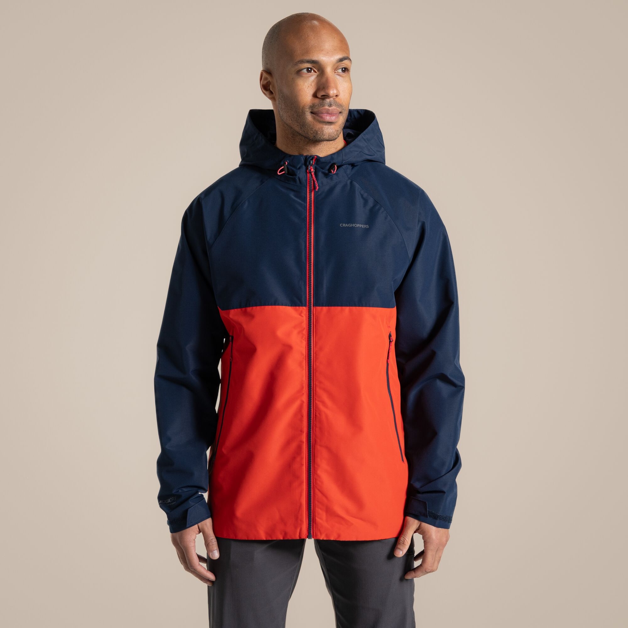 Craghoppers Men's Navy Waterproof Osuna Jacket Size: Xxl