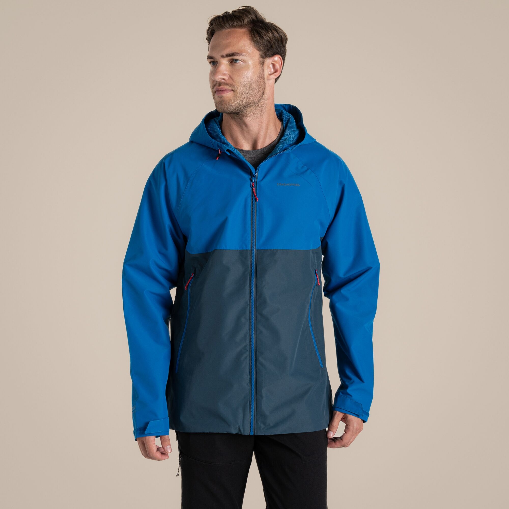 Craghoppers Men's Blue Waterproof Osuna Jacket Size: Xxl