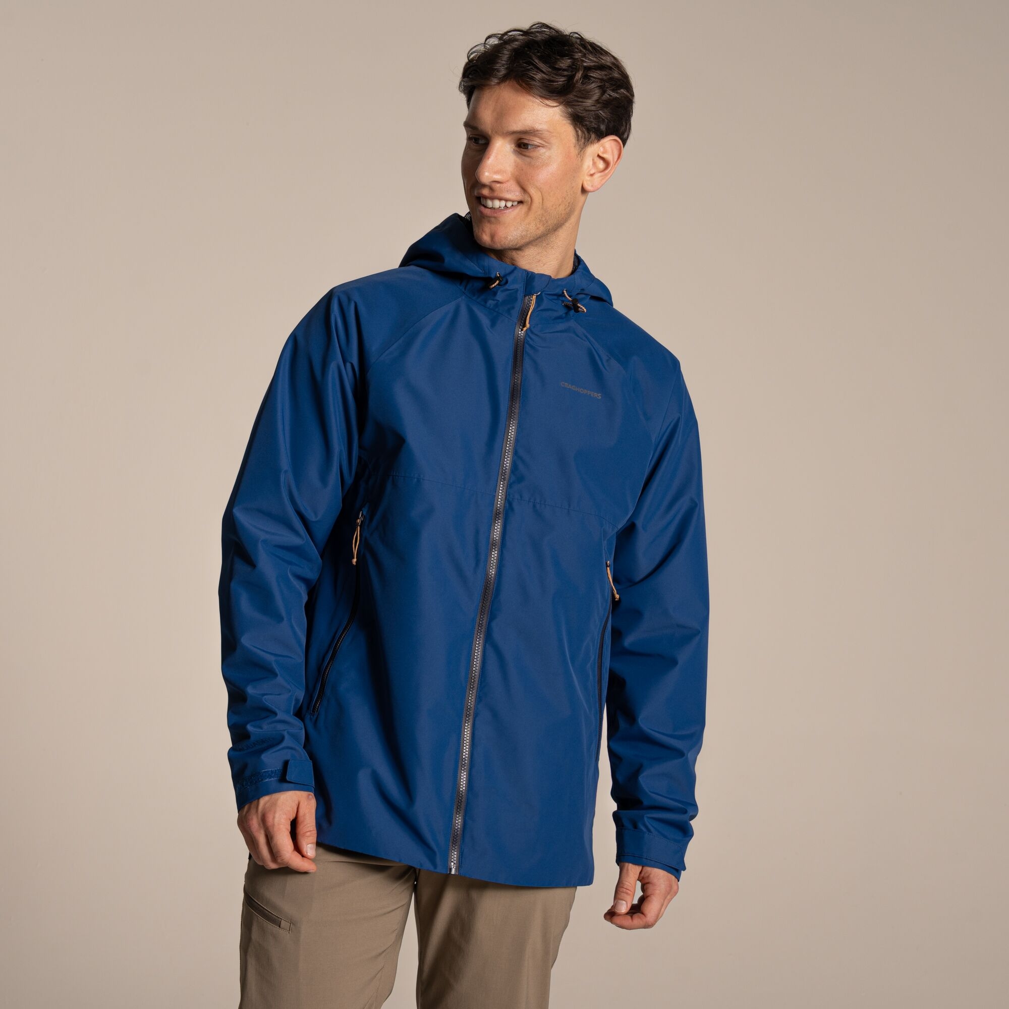 Craghoppers Men's Blue Waterproof Osuna Jacket Size: Xl