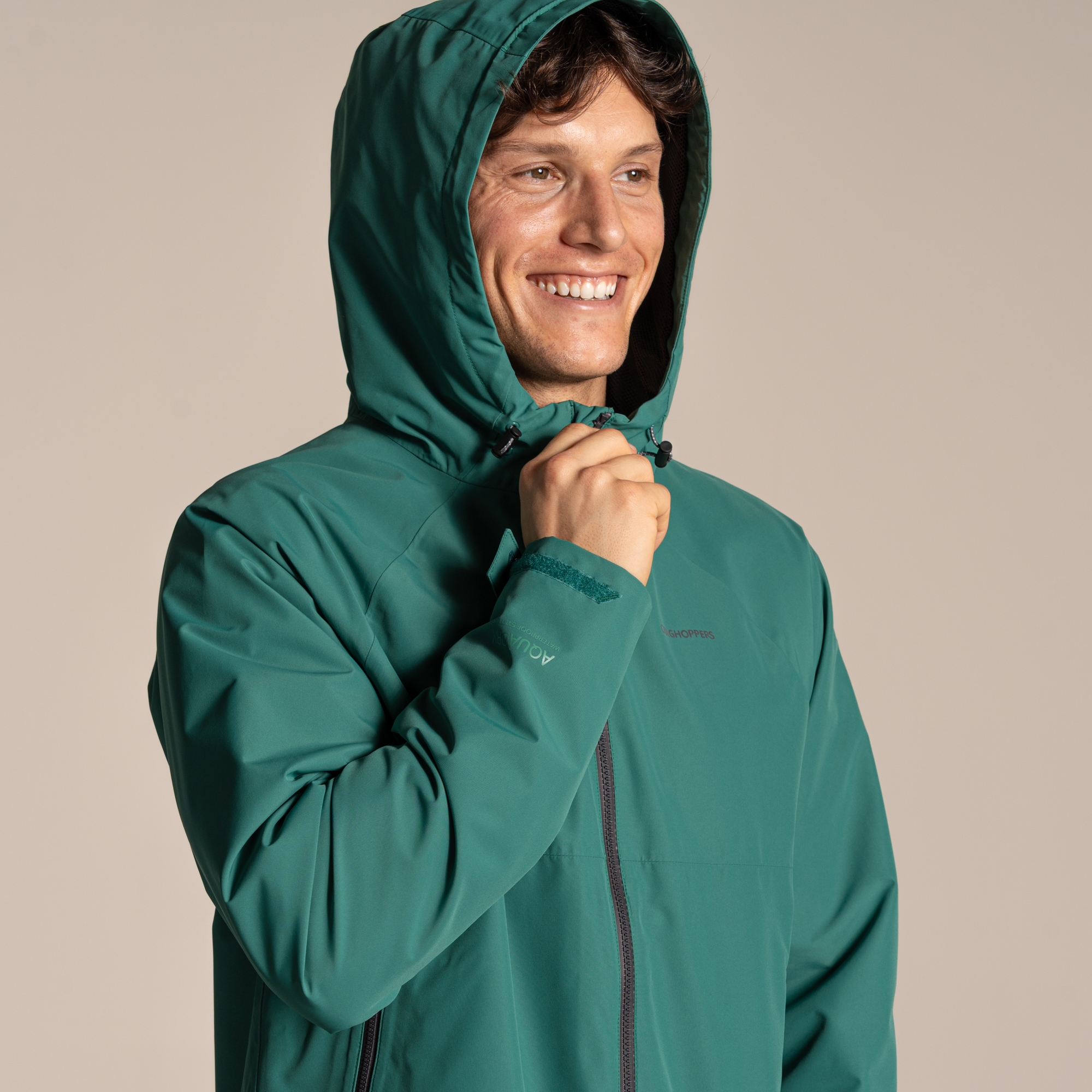 Craghoppers Men's Green Waterproof Osuna Jacket Size: M