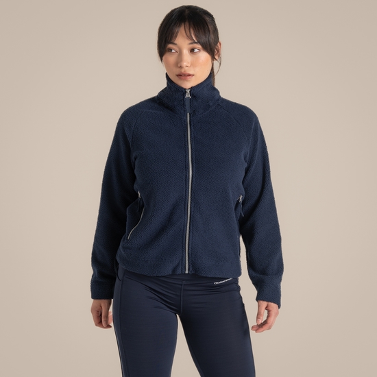 Women's Raya Full Zip Fleece Blue Navy