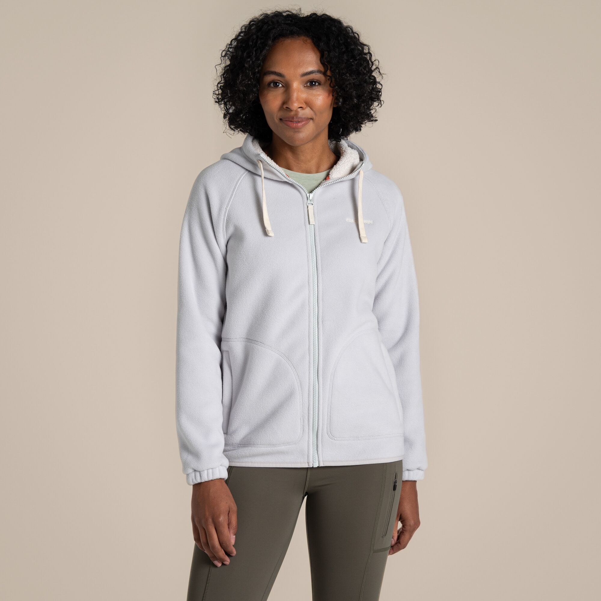 Craghoppers Women's Grey Mari Hooded Fleece Size: 8