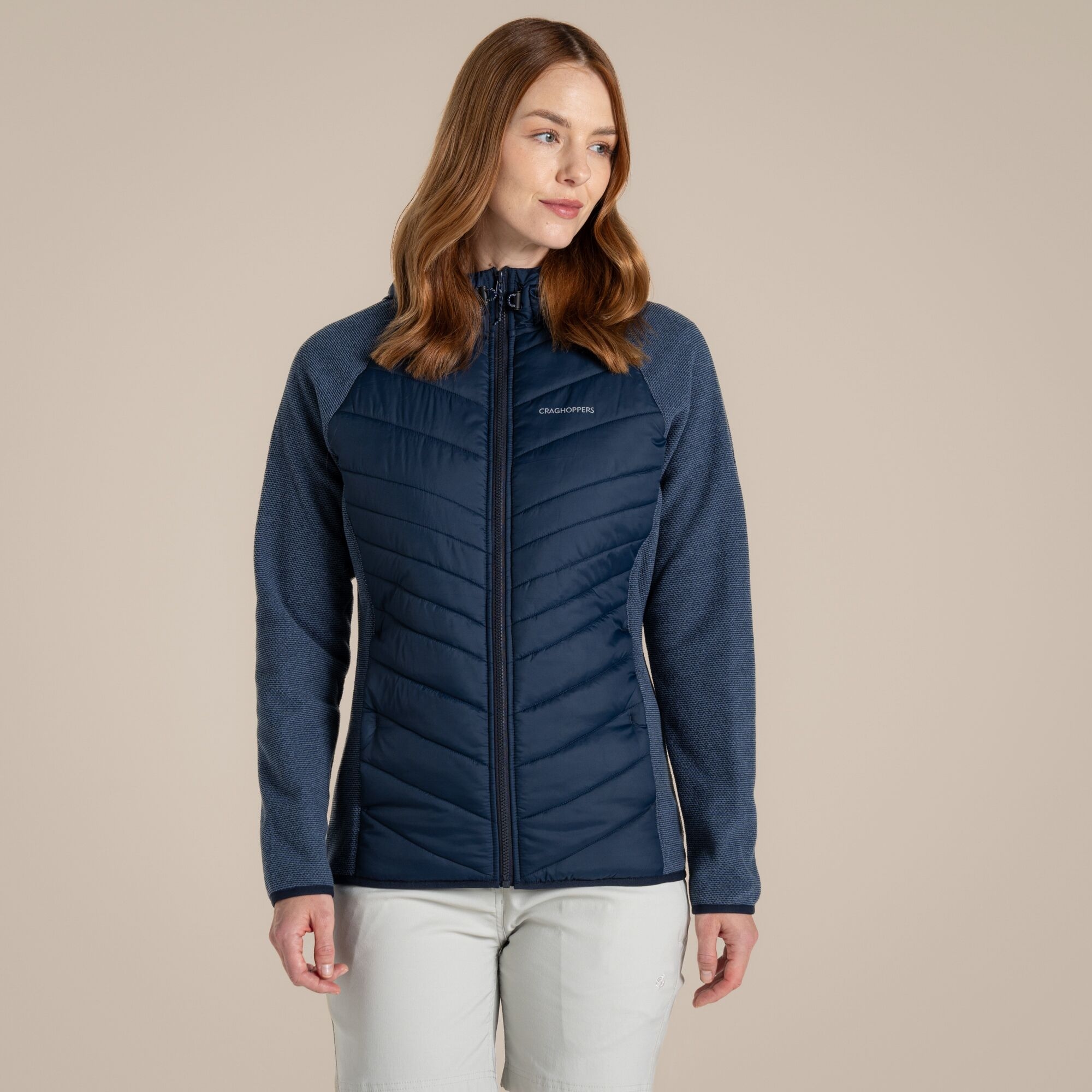 Craghoppers Women's Navy Zayas Hybrid Insulating Jacket Size: 10