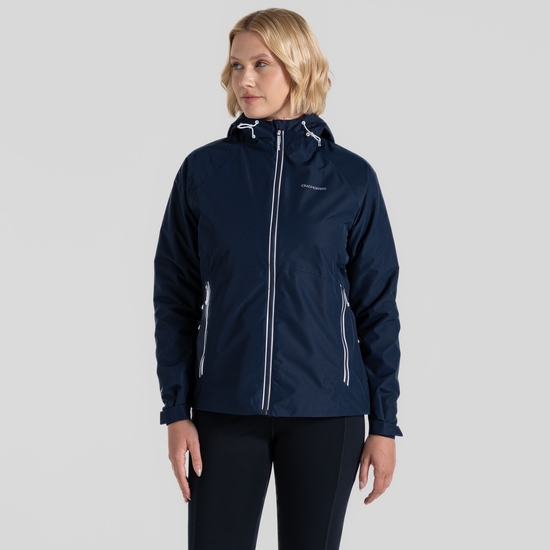 Women's Brielle Waterproof Jacket Blue Navy