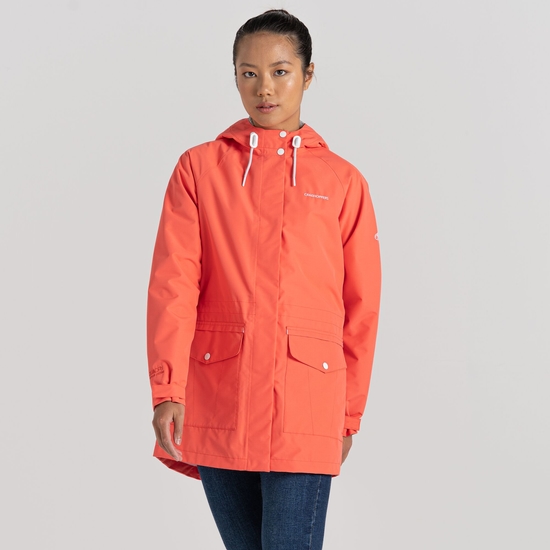 Women's Lilah Waterproof Jacket Rose Coral