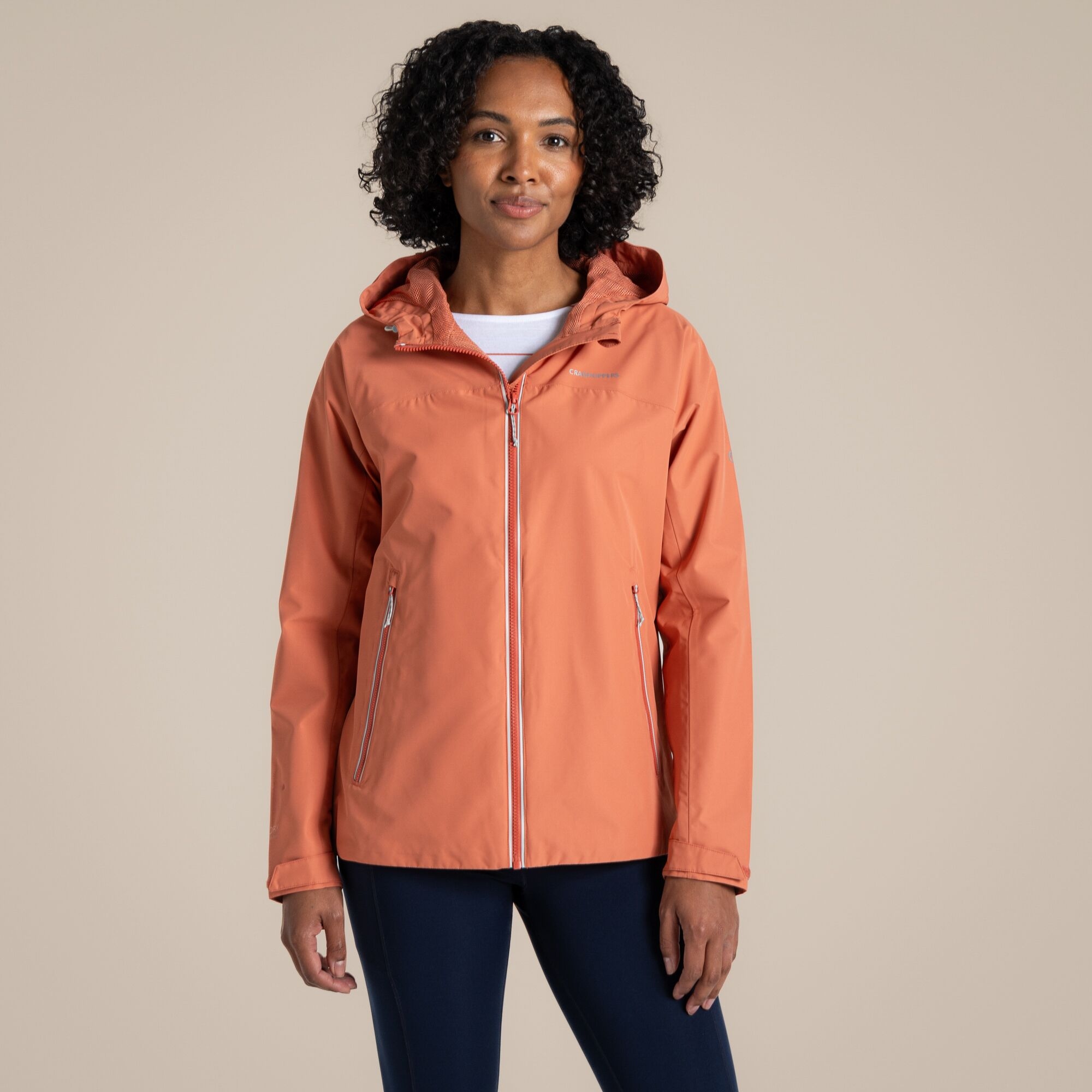Craghoppers Women's Orange Waterproof Solla Jacket Size: 12