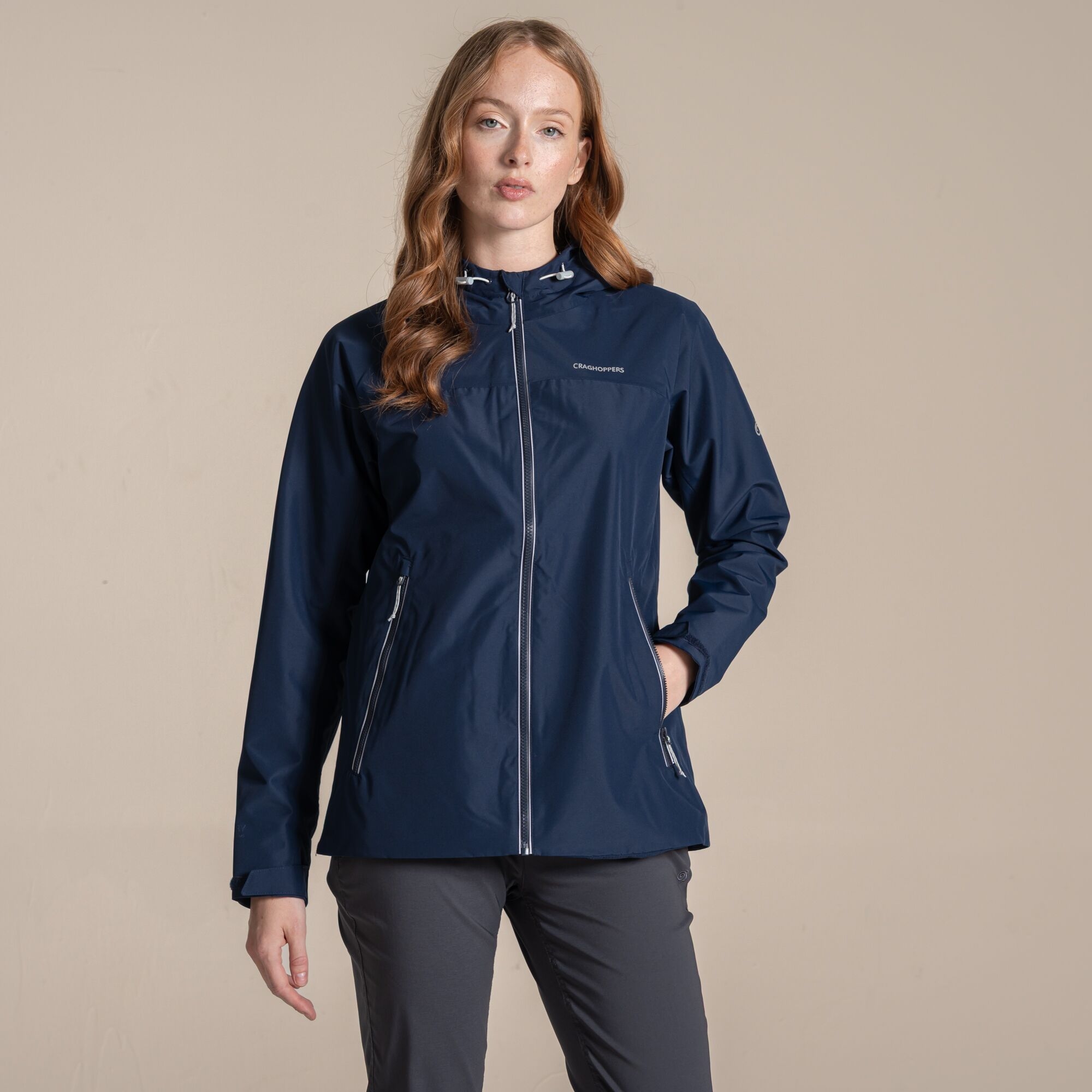 Craghoppers Women's Blue Waterproof Solla Jacket Size: 8